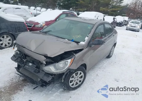 2013 Hyundai Accent Gls z USA, uszkodzony, nr VIN KMHCT4AE5DU358811